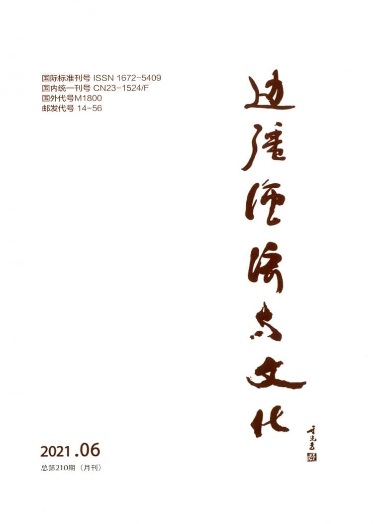 边疆经济与文化杂志封面