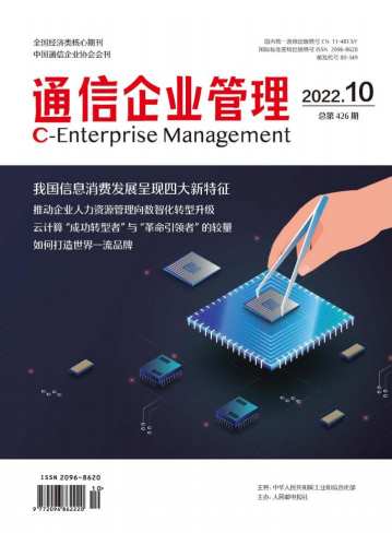 通信企业管理杂志封面