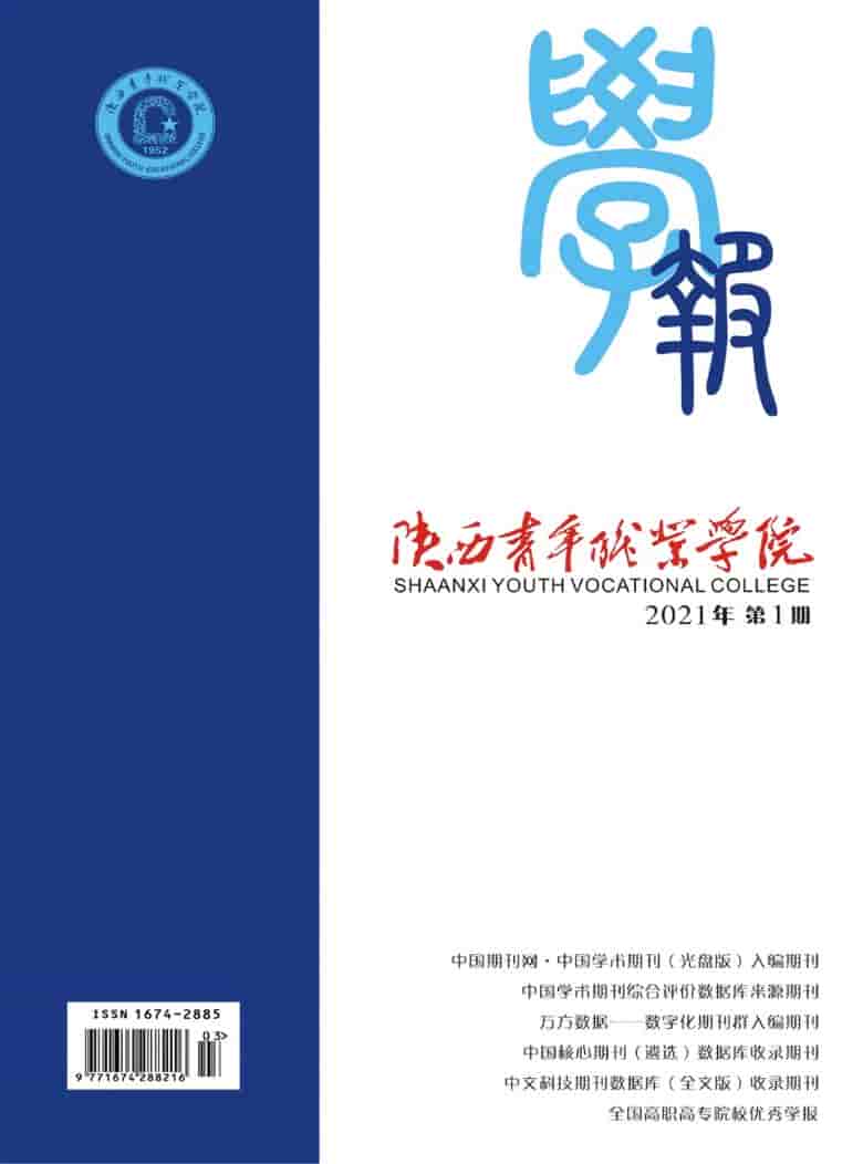 陕西青年职业学院学报杂志封面
