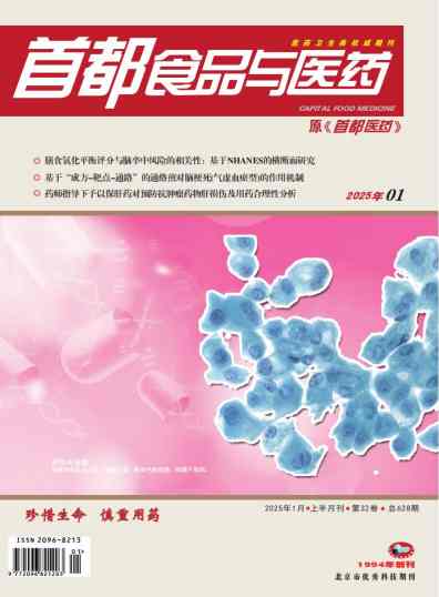 首都食品与医药杂志封面